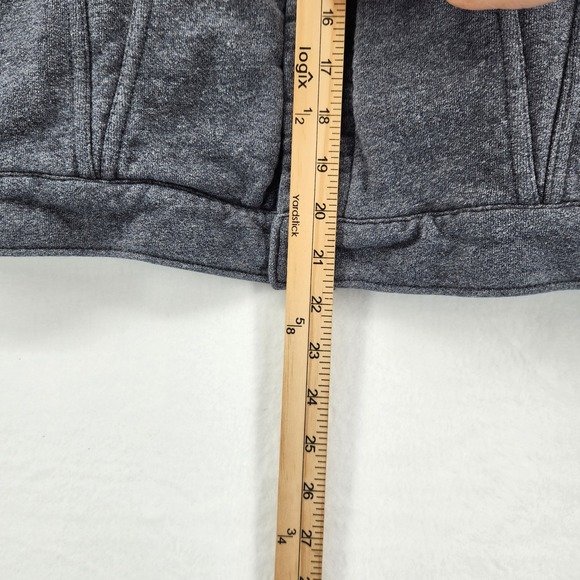 Levis Mens Large Knit Trucker Jacket Blue Heathered Sweatshirt Denim Style - Picture 5 of 13